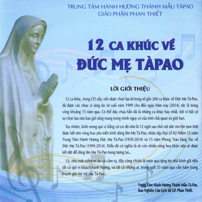 12 Ca Khúc Về Đức Mẹ TàPao